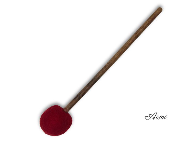 Stredne Veľká Plstená Gongová Palica - 30 cm