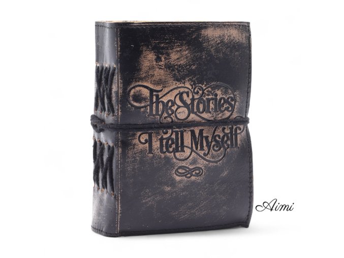 Kožené Zápisníky s Hrubým Okrajom (5x3,5") - Príbehy, ktoré si Rozprávam
