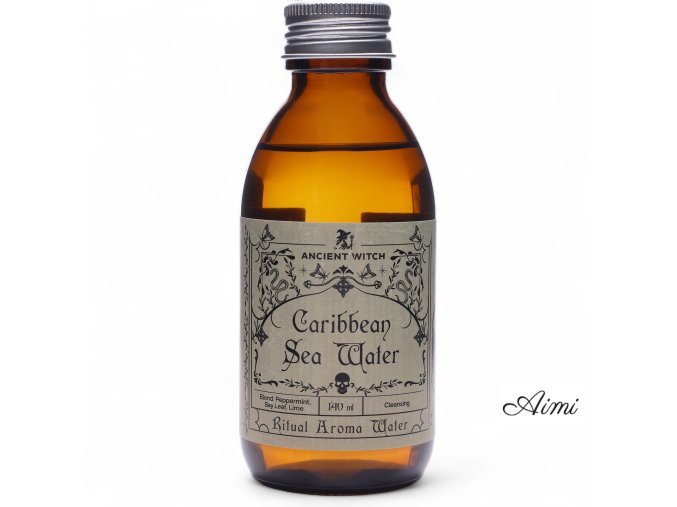 Staroveká Čarodejnícka Rituálna Voda - Voda z Karibského Mora