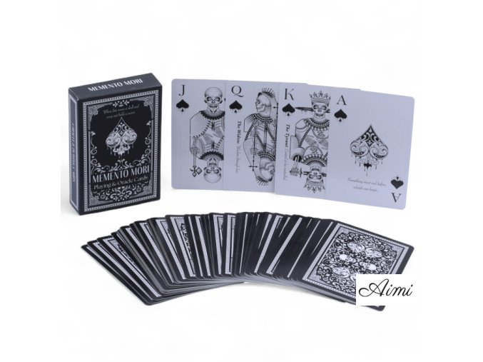 Gotické Hracie a Veštecké Karty Memento Mori (Varianta Gotické Hracie a Veštecké Karty Memento Mori)