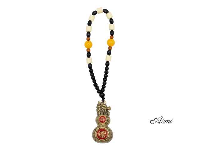 Závesný Feng Shui Talizman - Tekvica Zdravia a Dlhovekosti