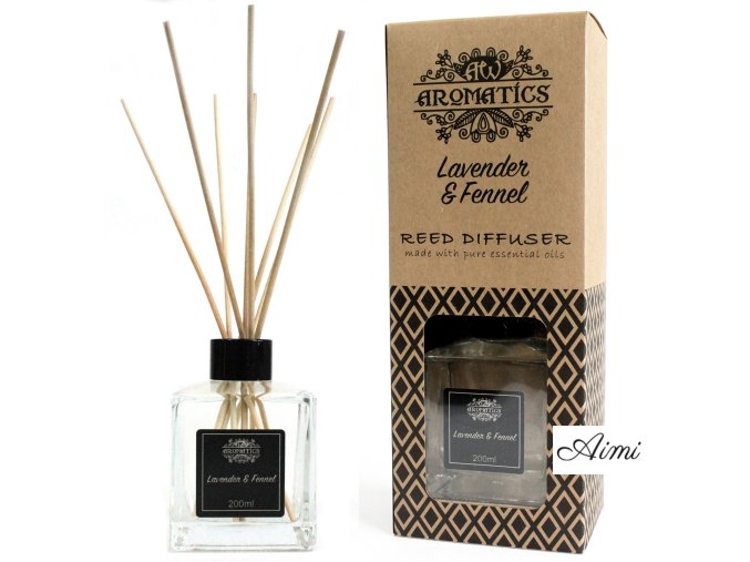 200ml Levaduľa & Fenikel Esenciálny Olej Difuzér (Varianta 200ml Levaduľa & Fenikel Esenciálny Olej Difuzér)