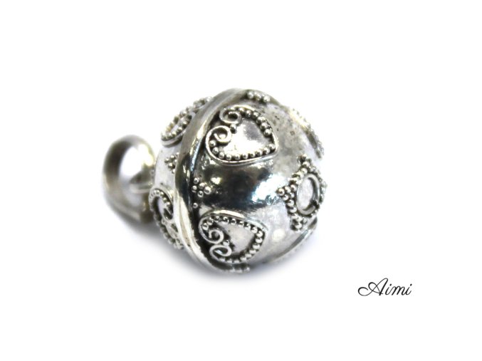 925 Strieborné Anjelské Zvončeky - Láska - 12mm (Varianta Láska - 12mm)