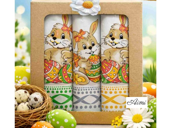 utierky rod zajacik s vajickom krabicka