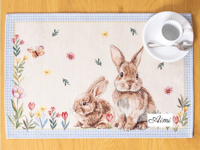 obrus gobelin easter spring time 1