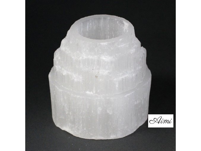 Selenitový Svietnik - Vrch Hory - 8 cm (Varianta Vrch Hory - 8 cm)