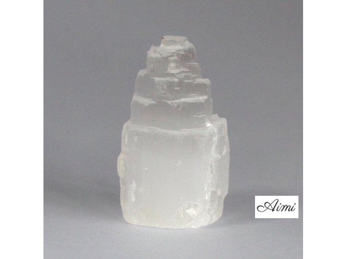 Prírodná selenitová veža- 5 cm (Varianta Prírodná selenitová veža- 5 cm)