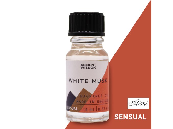 10ml Vonný Olej Biely Musk (Varianta 10ml Vonný Olej Biely Musk)