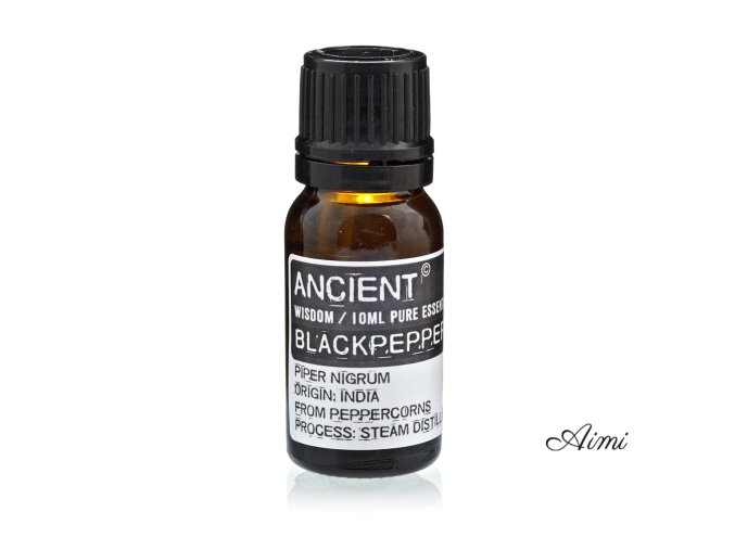 10 ml Čierne Korenie Esenciálny Olej (Varianta 10 ml Čierne Korenie Esenciálny Olej)
