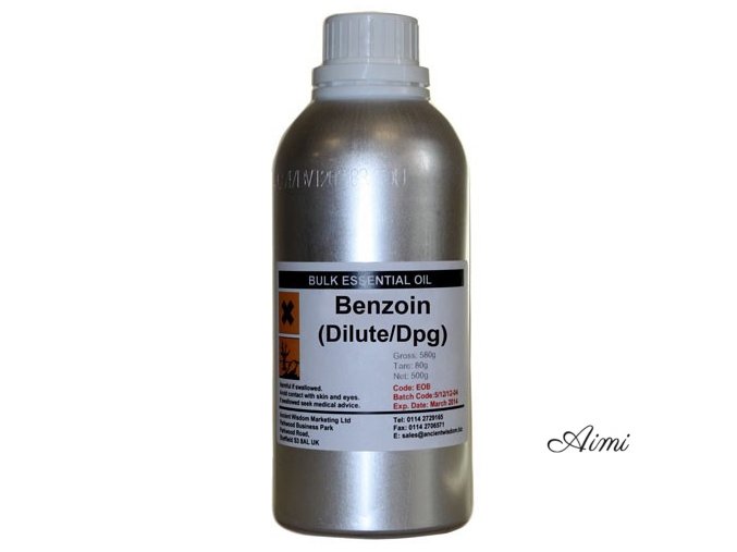 Benzoin (Dilute/Dpg) Esenciálny Olej 0.5Kg