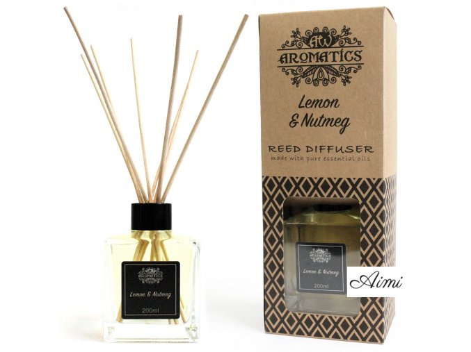 200ml Citrón & Muškátový Orech Esenciálny Olej Difuzér (Varianta 200ml Citrón & Muškátový Orech Esenciálny Olej Difuzér)