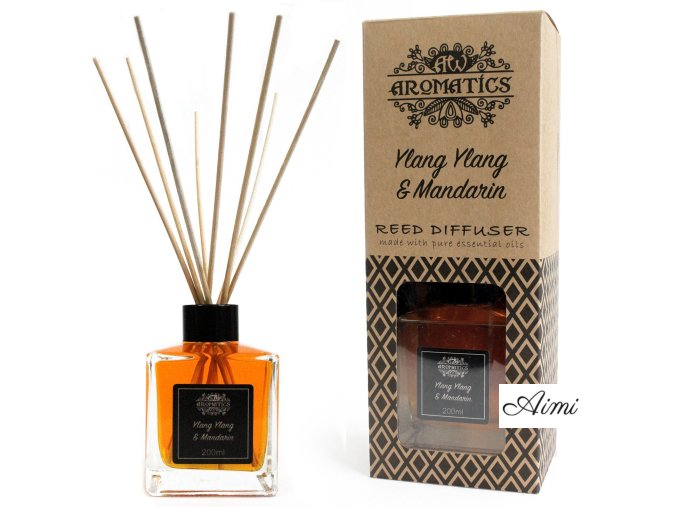 200ml Ylang Ylang & Mandarinka Esenciálny Olej Difuzér (Varianta 200ml Ylang Ylang & Mandarinka Esenciálny Olej Difuzér)