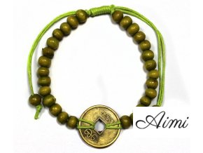 Náramky Feng-Shui pre Šťastie - Limetkovo Zelené