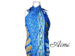 Sarong Mandala - Modrá & Oranžová