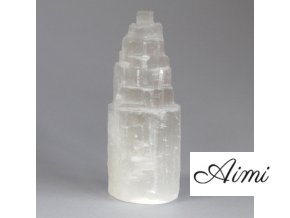 Prírodná selenitová veža- 10 cm (Varianta Prírodná selenitová veža- 10 cm)