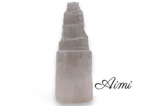 Prírodné Selenitové Tienidlo - 25 cm