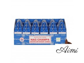 Satya Vonné Kužele " Tečúci Dym" - Nag Champa (24ks)