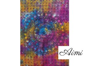 Bavlnené Nástenné Závesy - Mandala - Slon (Varianta Mandala - Slon)