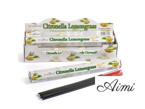 Vonné Tyčinky Stamford Premium - Citronella a Citrónová Tráva