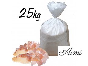 Ružová Himalájska Soľ - Stredné Kusy Kryštálov - 25 kg (Varianta Stredné Kusy Kryštálov - 25 kg)
