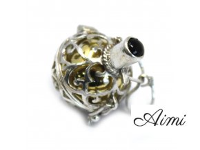 925 Strieborné Anjelské Zvončeky - Noc - 18mm (Varianta Noc - 18mm)