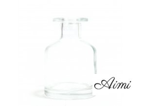 Oválna Alchymistická Fľaša na Difúzor - Čistá - 140 ml (Varianta Čistá - 140 ml)