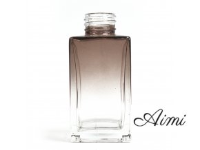 Štvorcová Vysoká Fľaša na Difúzor - Ombré - 100 ml (Varianta Ombré - 100 ml)
