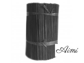 Čierne Difúzne Tyčinky - 25cm x 3mm - 400-500g (Varianta 25cm x 3mm - 400-500g)