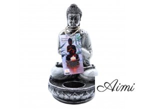 Buddha Svietnik - Biely - Stredný (Varianta Biely - Stredný)