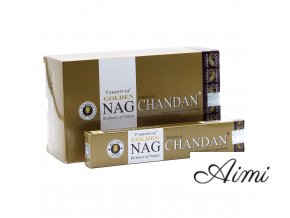 15g Vonné Tyčinky Golden Nag - Chandan