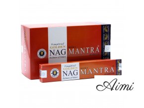 15g Vonné Tyčinky Golden Nag - Mantra