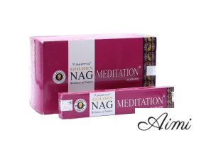 15g Vonné Tyčinky Golden Nag - Meditácia