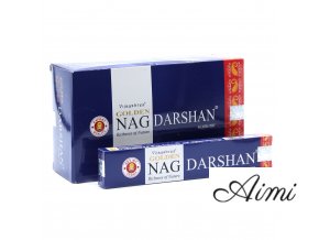 15g Vonné Tyčinky Golden Nag - Darshan
