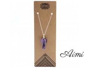 Prívesky z Drahých Kameňov - Amethyst - Strážny Anjel (Varianta Amethyst - Strážny Anjel)