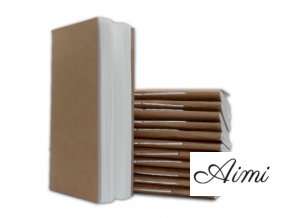 Ručne Vyrábané Kožené Zápisníky - Papierová Výplň - ekologický (80 strán)