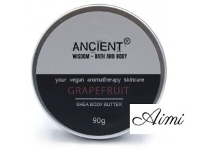 Aromaterapeutické Bambucké Telové Maslo 90g - Grapefruit