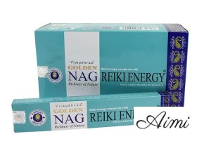 15g Vonné Tyčinky Golden Nag - Energia Reiki