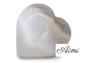 SeSelenitové Srdce- 10 cm (Varianta SeSelenitové Srdce- 10 cm)