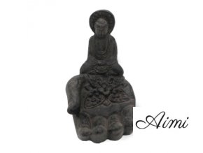 Stojan na Vonné Tyčinky - Buddha - Čierny