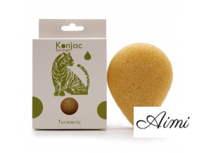 Konjac Špongia Slza - Kurkuma - Proti Vráskam (Varianta Kurkuma - Proti Vráskam)