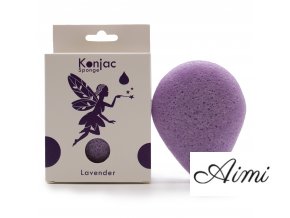 Konjac Špongia Slza - Levanduľa - Upokojujúca (Varianta Levanduľa - Upokojujúca)