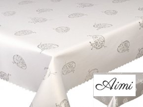 eng pl Double sided Tablecloths with stain resistant coating Silver 1389 7162 3