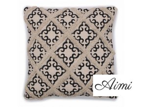 Obliečka na Vankúš - Lux Criss-Cross a Potlač - 45x45cm (Varianta Lux Criss-Cross a Potlač - 45x45cm)