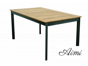 CONCEPT FSC(R) - stôl s teakovou doskou 150 x 90 x 75 cm