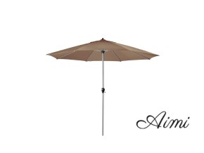 ACTIVE Kurbel 380 cm - stredový slnečník s kľučkou (Varianta Dezén látky : 846)