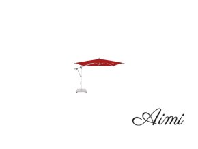 EXPERT 3 x 3 m – záhradný výkyvný slnečník s bočnou tyčou (Varianta Dezén látky : T847)