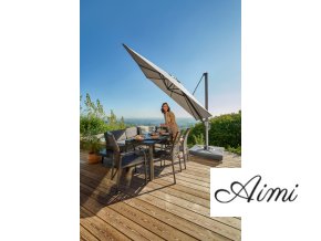 ACTIVE 320 x 210 cm - moderný slnečník s bočnou nohou (Barvy slunečníků 820)