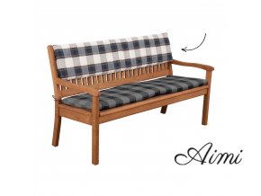 Opierka na 2-miestnu lavicu 110 x 30 x 6 cm