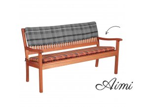 Sedák na 2-miestnu lavicu 110 x 45 x 6 cm