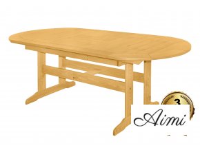 DOVER - drevený rozkladací stôl zo severskej borovice 160/210 x 90 x 74 cm